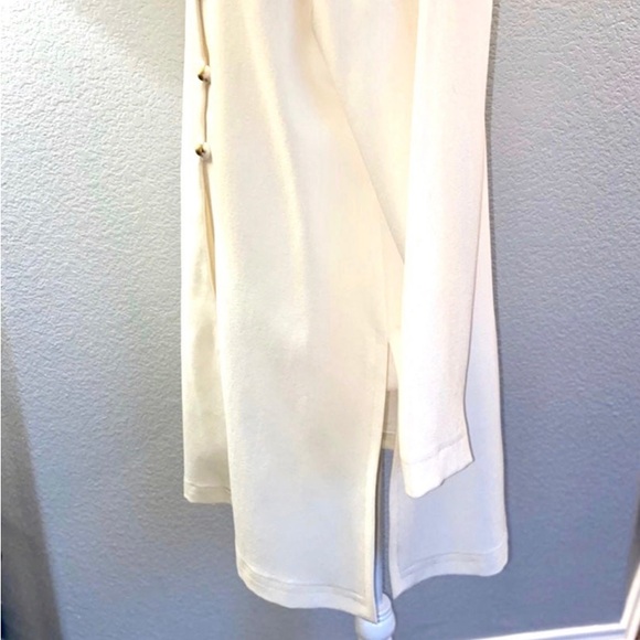 1960'sHandmade ModCoat w/gold buttons & 19th century inspired straight collars-L - Picture 3 of 7